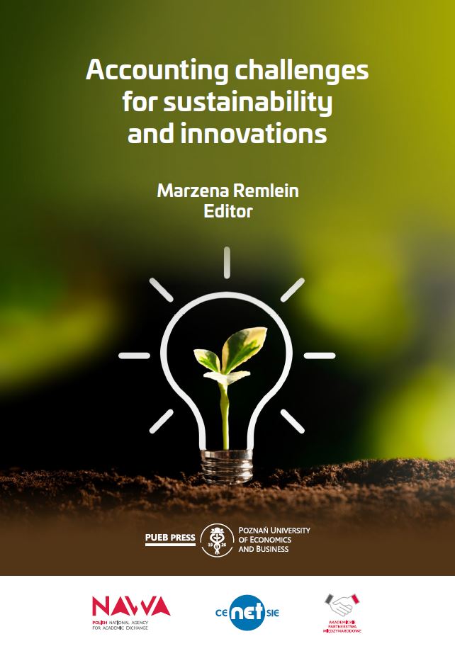 Accounting challenges for sustainability and innovations Cover Image