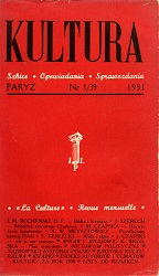 PARIS KULTURA – 1951 / 039