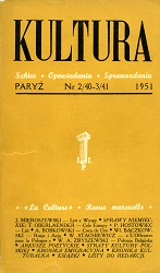 PARIS KULTURA – 1951/040+041 – February -March Cover Image