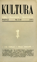 PARIS KULTURA – 1951/043 – May Cover Image