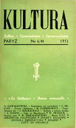 PARIS KULTURA – 1951/044 – June Cover Image