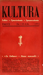 PARIS KULTURA – 1951 / 045 + 046 Cover Image