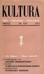 PARIS KULTURA – 1951/047 – September Cover Image