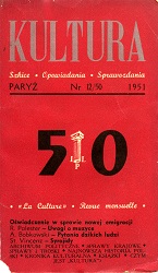 PARIS KULTURA – 1951/050 – December Cover Image