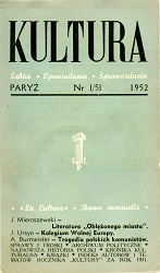 PARIS KULTURA – 1952 / 051