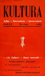 PARIS KULTURA – 1953/066 – April Cover Image