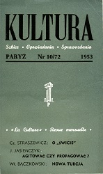 PARIS KULTURA – 1953 / 072 Cover Image