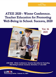 ATEE 2020 - Winter Conference. Teacher Education for Promoting Well-Being in School. Suceava, 2020 Cover Image