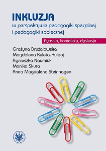 Inclusion in special needs pedagogy and social pedagogy. Questions, contexts, debates Cover Image