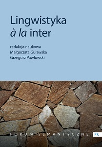 Lingwistyka à la inter. Status i perspektywy badań interdyscyplinarnych