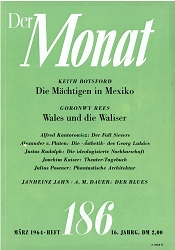 DER MONAT. 16. Jahrgang 1964, Nummer 186