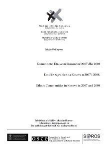 Komunitetet Etnike në Kosovë në 2007 dhe 2008