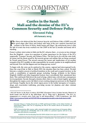 Castles in the Sand: Mali and the demise of the EU’s Common Security and Defence Policy