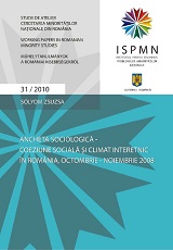 Social Cohesion and Interethnic Climate in Romania, October-November 2008 Cover Image