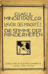 Glasul Minorităţilor. La Voix des Minorités. Die Stimme der Minderheiten. 1938-12