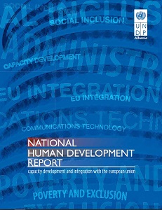 UNDP - HUMAN DEVELOPMENT REPORT 2010 – ALBANIA. Capacity Development and Integration with the European Union Cover Image