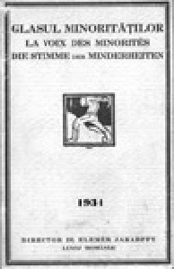 Glasul Minorităţilor. La Voix des Minorités. Die Stimme der Minderheiten. 1934-01+02