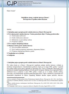 Parties to a Conflict Involved in a Conflict of Interest: Bosnia and Herzegovina 25 Years after Dayton