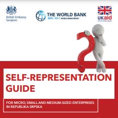 Self-Representation Guide for Micro, Small and Medium-Sized Enterprises in Republika Srpska Cover Image