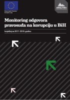 Monitoring of Judical Response to Corruption in BiH: Report for 2017-2018 Cover Image