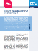 The Future of Public Service Broadcasting in Kosovo: Will a Hybrid Model of Funding Change RTK’s Status Quo?