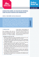 Caring for Carers: an Analysis of Informal Care Policies in Bosnia and Herzegovina Cover Image