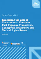 Examining the Role of Constitutional Courts in Post-Yugoslav Transitions: Conceptual Framework and Methodological Issues