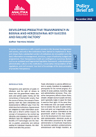 Developing Proactive Transparency in Bosnia And Herzegovina: Key Success and Failure Factors