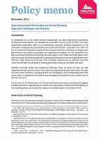 Open Government Partnership and Action Planning: Approach, Challenges and Practice