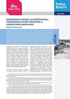 A City’s Decline: Towards the Prevention of Deterioration of Public Spaces in Sarajevo Neighborhoods Cover Image