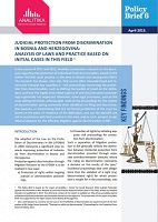 Judicial Protection from Discrimination in Bosnia and Herzegovina: Analysis of Laws and Practice Based on Initial Cases in This Field Cover Image