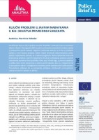 Key Problems in Public Procurement in Bosnia and Herzegovina: Experiences of Business Entities Cover Image