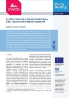 Key Problems in Public Procurement in Bosnia and Herzegovina: Experiences of Business Entities