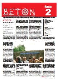 BETON - Kulturno propagandni komplet br. 222, god. XV, Beograd, utorak, 18. avgust 2020.