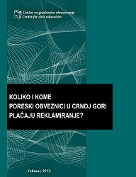 How much and to whom do taxpayers in Montenegro pay for advertising? Cover Image