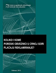 Koliko i kome poreski obveznici u Crnoj Gori plaćaju reklamiranje?