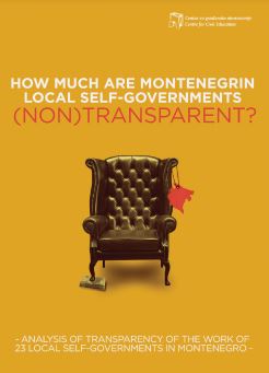 How much are Montenegrin local self-governments (non)transparent? - Analysis of transparency of the work of 23 local self-governments in Montenegro Cover Image