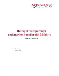 The transparency rating of Moldovan bank shareholders