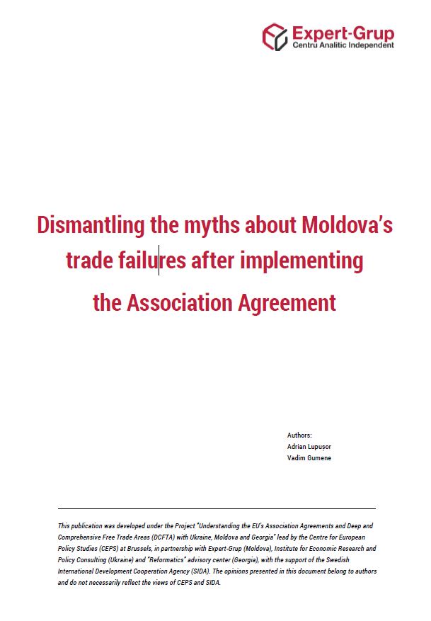 Dismantling the myths about Moldova’s trade failures after implementing the Association Agreement