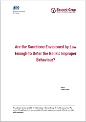 Are the Sanctions envisioned by Law enough to Deter the Bank’s improper Behaviour?