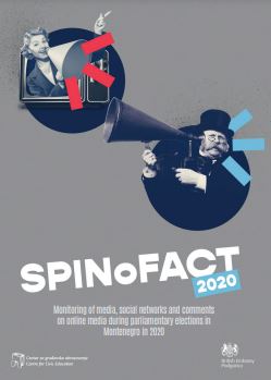 SPINoFACT 2020 - Monitoring of media, social networks and comments on online media during parliamentary elections in Montenegro in 2020 Cover Image