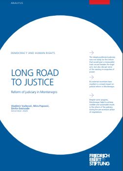 Long road to justice - Reform of judiciary in Montenegro Cover Image