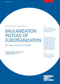 Balkanization instead of europeanization - Fight against corruption in Montenegro Cover Image