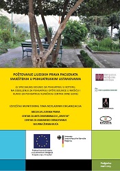 Respect for the human rights of patients housed in psychiatric institutions(at the special hospital for psychiatry in Kotor,at the psychiatry department of the General Hospital in Nikšić and the Psychiatry Clinic of the Clinical Center of Montenegro) Cover Image