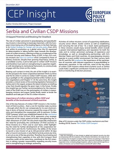 Serbia and Civilian CSDP Missions