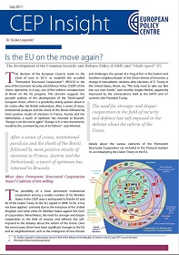 Is the EU on the move again? The development of the Common Security and Defence Policy (CSDP) and “Multi-speed” EU