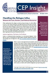 Handling the Refugee Influx. Between the Lwas, Borders and Political Discourses