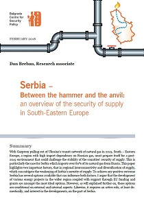 Serbia – Between the hammer and the anvil: an overview of the security of supply in South-Eastern Europe Cover Image