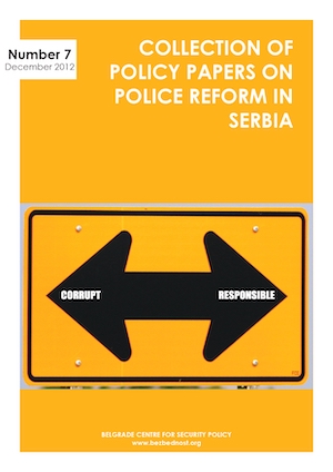 COLLECTION OF POLICY PAPERS ON POLICE REFORM IN SERBIA Cover Image