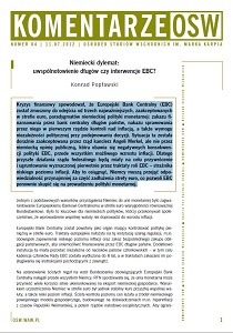 Niemiecki dylemat: uwspólnotowienie długów czy interwencje EBC?